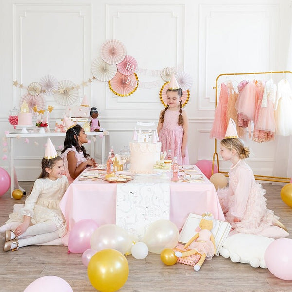 Princess Castle Plate / Princess Party Castle Plates / Princess Paper Plates / Pink Princess Party