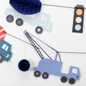 Construction Truck Garland / Truck Banner / Construction Party Banner / Truck Birthday Party / Big Rig Truck Banner