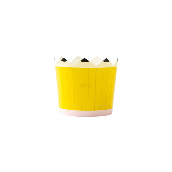 Chalkboard Treat Cups / Back To School Treat Cups / Teacher Treat Cups / Baking Cups / Yellow and White / Treat Cups