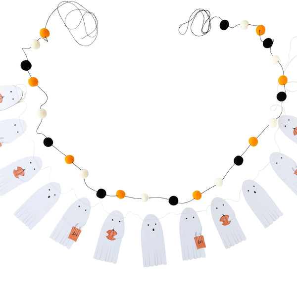 Halloween Boo Crew Ghost Banner / Ghost Shaped Banner / Halloween Banner / Halloween Party / Halloween Decor / Ghost Decor