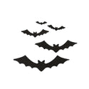 Halloween Black Glitter Bats / Black Bat Halloween Decor / Vintage Halloween Decor / Halloween Party / Halloween Bats / Bag of Bats
