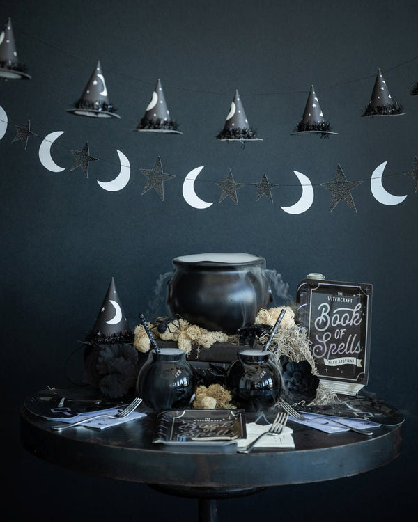 Halloween Book of Spells Plate / Book of Spells Plate / Hocus Pocus Party / Halloween Witch / Halloween Party /