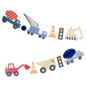 Construction Truck Garland / Truck Banner / Construction Party Banner / Truck Birthday Party / Big Rig Truck Banner