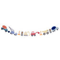 Construction Truck Garland / Truck Banner / Construction Party Banner / Truck Birthday Party / Big Rig Truck Banner