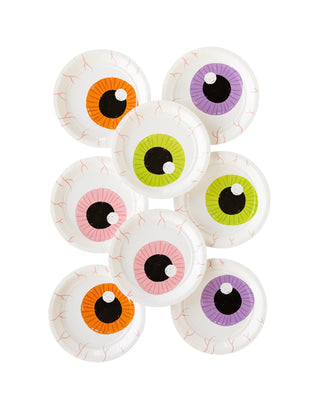 Halloween Eyeball Dessert Plates / Monster Eyeball Plates / Halloween Plates / Halloween Party / Halloween Decor