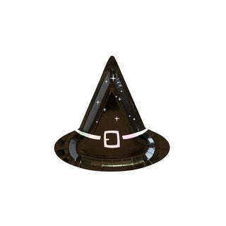 Halloween Witching Hour Plate / Witch Hat Plates / Hocus Pocus Party / Halloween Witch / Halloween Party /