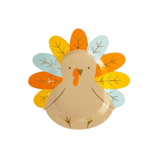 Turkey Cups / Harvest Cups / Thanksgiving Paper Cups / Gobble Cups / Turkey Shaped Party Cups with Feathers / Harvest Party Decor