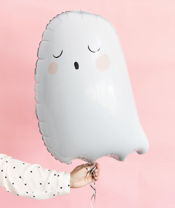 Halloween Trick or Treat Ghost Balloon / Halloween Ghost 26" Balloon / Spooky Ghost Balloon / Halloween Decor / Friendly Ghost / Boo Party