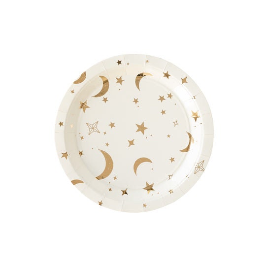 Gold Star Plates / Twinkle Twinkle Party Plates / Its A Girl / Baby's First Birthday / It's a Boy / Hocus Pocus