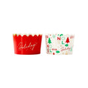 Jolly Holiday Jumbo Baking Cups 40ct/ Holiday Icons Food Cups / Its A Jolly Holiday Food Cups / Noel Baking Cups /Christmas Kids Treat Cups