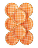 Fall Plaid Small Napkins / Modern Plaid Fall Napkins / Thanksgiving Napkins / Harvest Party Napkins / Thanksgiving Party / Fall Baby Shower