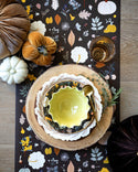 Harvest Leaves Wreath Plates / Harvest Plates / Thanksgiving Paper Plates/ Friendsgiving Plates / Wreath Shaped Plates / Fall Plates