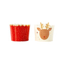 Reindeer Baking Cups / Rudolph Food Cups / Rudolph the Red Nosed Reindeer / Up on the Rooftop / Christmas Kids Treats / Reindeer