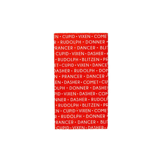 Reindeer Names Napkins / Rudolph Napkins / Rudolph the Red Nosed Reindeer Napkin / Up on the Rooftop / Christmas Kids Napkins / Reindeer