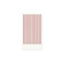 Red Stripe Fringe Napkins / Red Pinstripe Napkin / Red Fringe Napkins / Holiday Napkins / Christmas Paper Napkin / Christmas Party Napkin