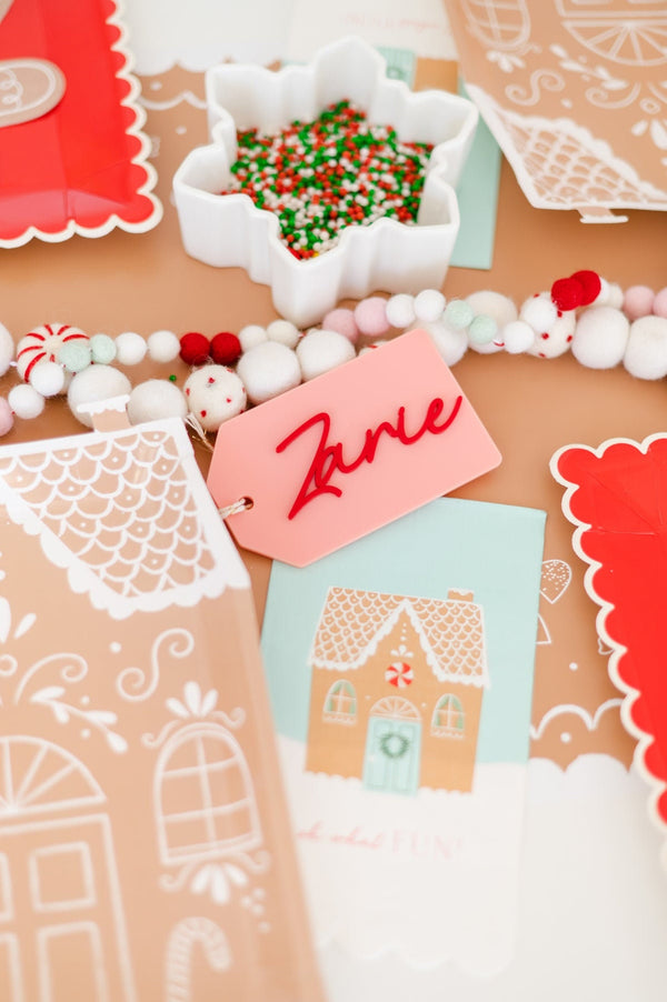 Gingerbread Party Napkin / Gingerbread Party / Gingerbread Holiday Napkin / Christmas Napkin / Holiday Napkin / Gingerbread Decorating Party