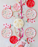 Snow What Fun Dessert Plates / Holly Jolly / Christmas Plates / Holiday Paper Plates / Oh What Fun / Oh By Golly