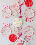 Snow What Fun Dessert Plates / Holly Jolly / Christmas Plates / Holiday Paper Plates / Oh What Fun / Oh By Golly