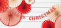 Merry Christmas Holiday Banner / Holiday Banner / Merry Christmas / Christmas Banner / Red Holiday Banner / We Wish You a Merry Christmas