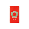 Village Christmas House and Wreath Banner Set / Vintage Row House Garland / Holiday Wreath Banner Set / Christmas Banners