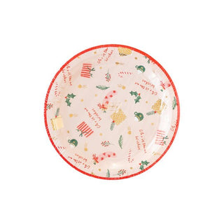 Christmas Wishes Plate / Whimsical Christmas Icons / Whimsical Christmas Plate / Holiday Plates / Christmas Wishes Plate