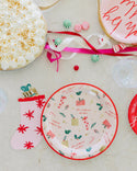 Christmas Wishes Plate / Whimsical Christmas Icons / Whimsical Christmas Plate / Holiday Plates / Christmas Wishes Plate