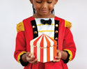 Red and White Carnival Favor Box / Red and White Treat Cups / Carnival Party / Vintage Circus Party / Red and White / Striped Treat Cups