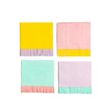Pink Gingham Square Plate / Pink Gingham Plate / Pink Baby Shower Plate / Pink Bridal Shower Plate / Pink and Gold Plate
