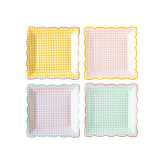 Pastel Fringe Napkins / Colorful Fringe Paper Napkins / Pink, Mint, Yellow, Lavender Napkins / Ice Cream Party / Rainbow Party