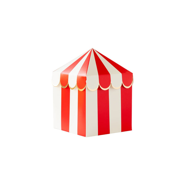 Red and White Carnival Favor Box / Red and White Treat Cups / Carnival Party / Vintage Circus Party / Red and White / Striped Treat Cups