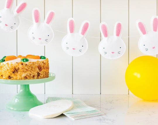 Bunny Felt Garland / Bunny Felt Banner / Easter Banner / Easter Garland / Easter Bunny / Easter Decor / Easter Bunny Decor / Rabbit Garland