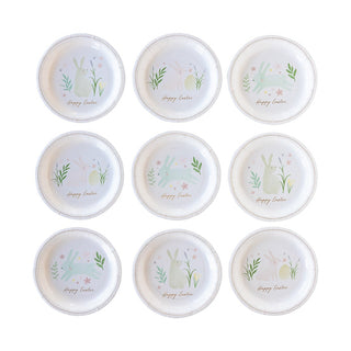 Easter Watercolor Bunny Plate / Easter Plate / Some Bunny Is Turning One / Spring Plates / Bunny Baby Shower / Easter Bunny